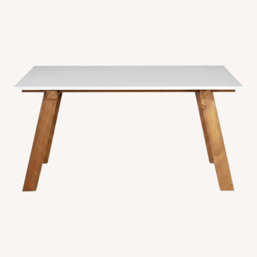 Used Crate & Barrel Riviera Square Dining Table for sale on AptDeco