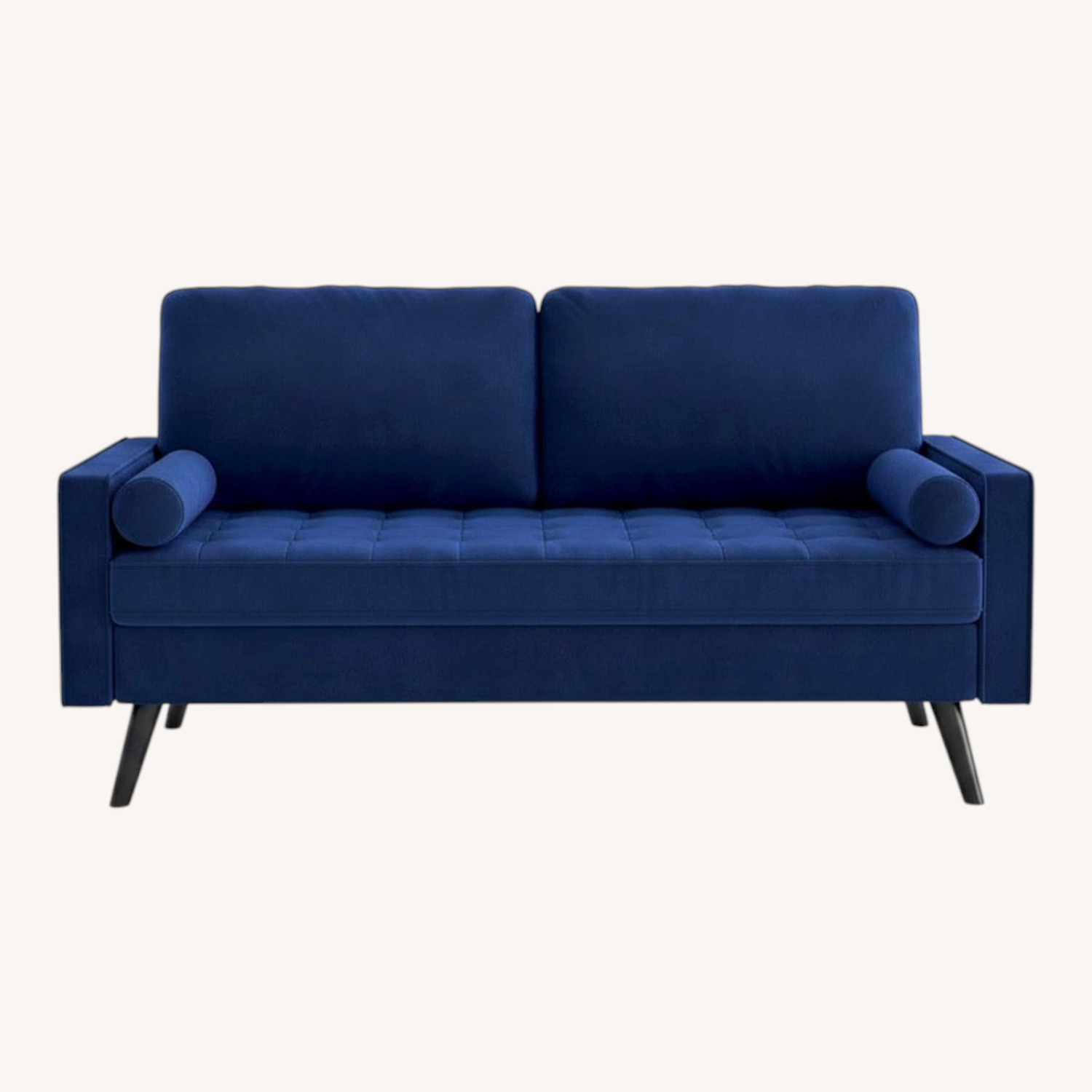 Wayfair Blue Velvet Sofa - image-4