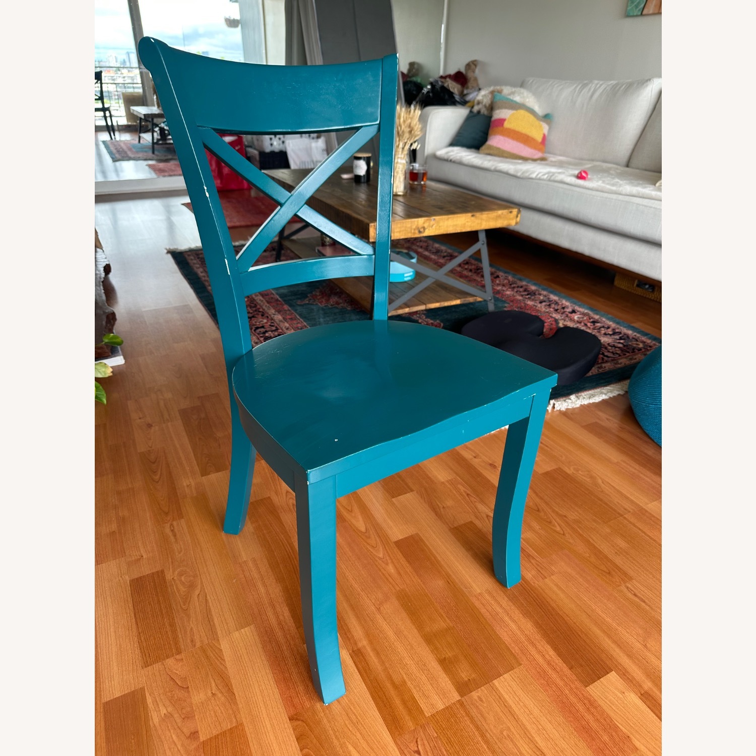Crate & Barrel Vintner Dining Chairs - image-5