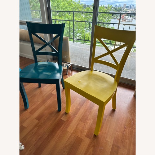 Used Crate & Barrel Vintner Dining Chairs for sale on AptDeco