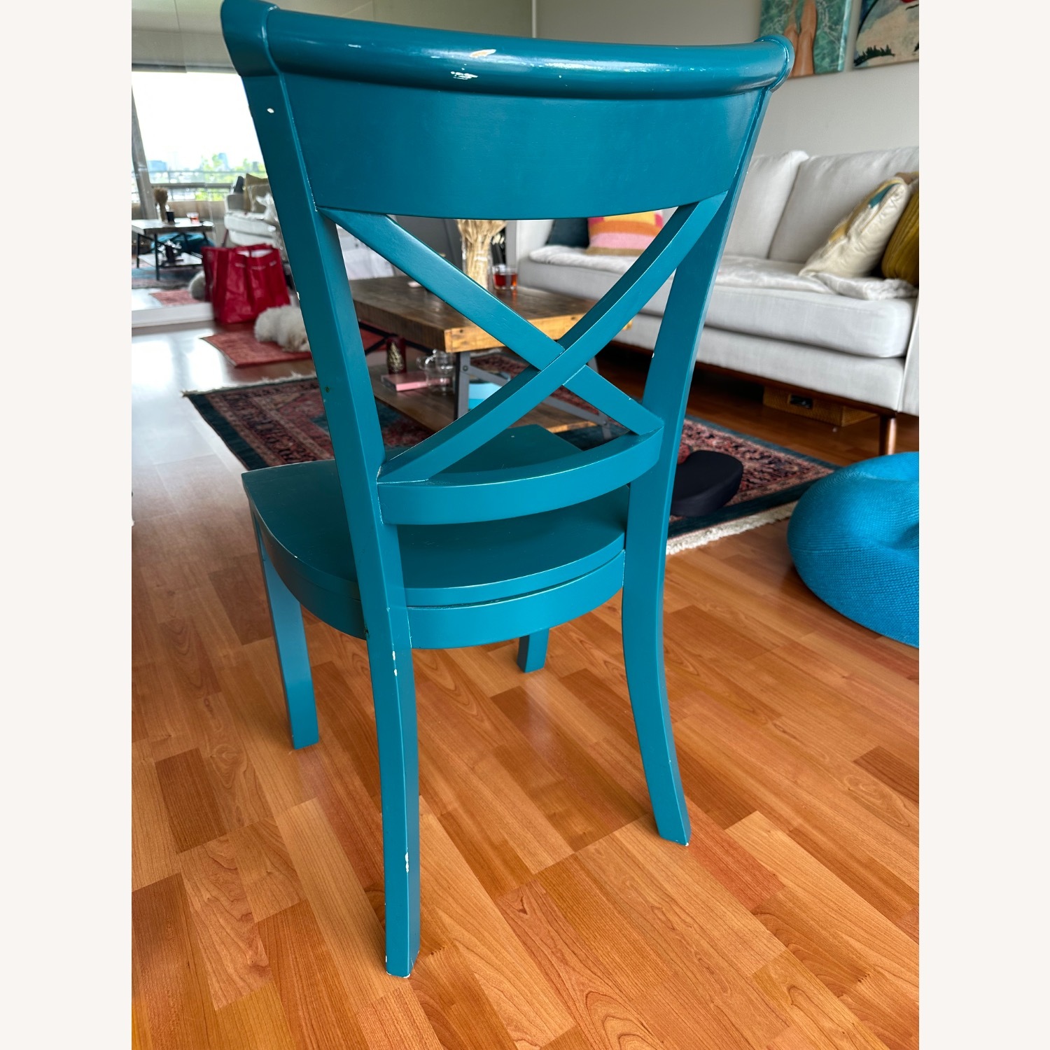 Crate & Barrel Vintner Dining Chairs - image-4