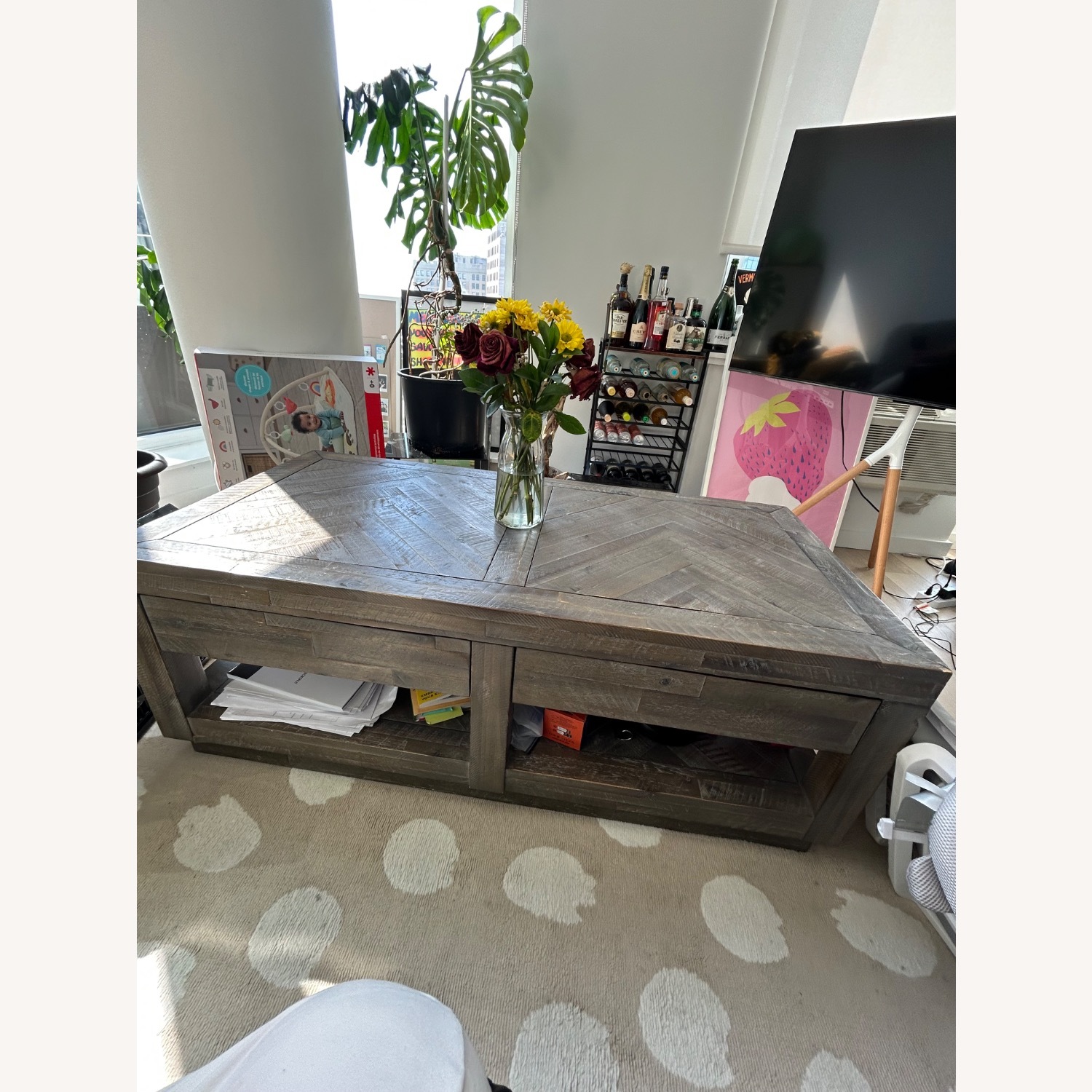 Wayfair Light Brown Coffee Table - image-2