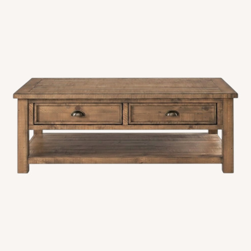 Used Wayfair Light Brown Coffee Table for sale on AptDeco