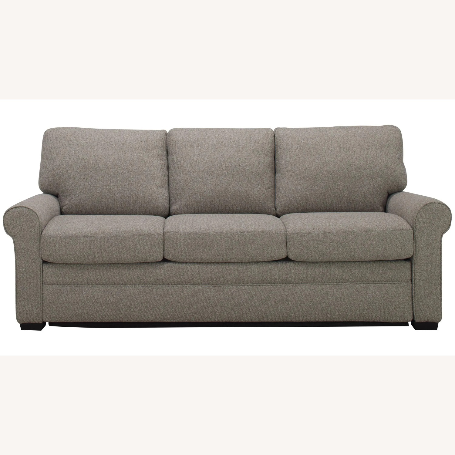 Raymour & Flanigan Dark Taupe Fabric Sleeper Sofa - image-7