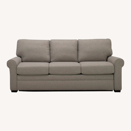 Used Raymour & Flanigan Dark Taupe Fabric Sleeper Sofa for sale on AptDeco