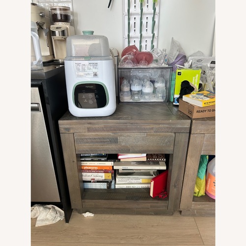 Used Set of 2 Vintage Wooden End Tables for sale on AptDeco
