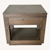 Set of 2 Vintage Wooden End Tables