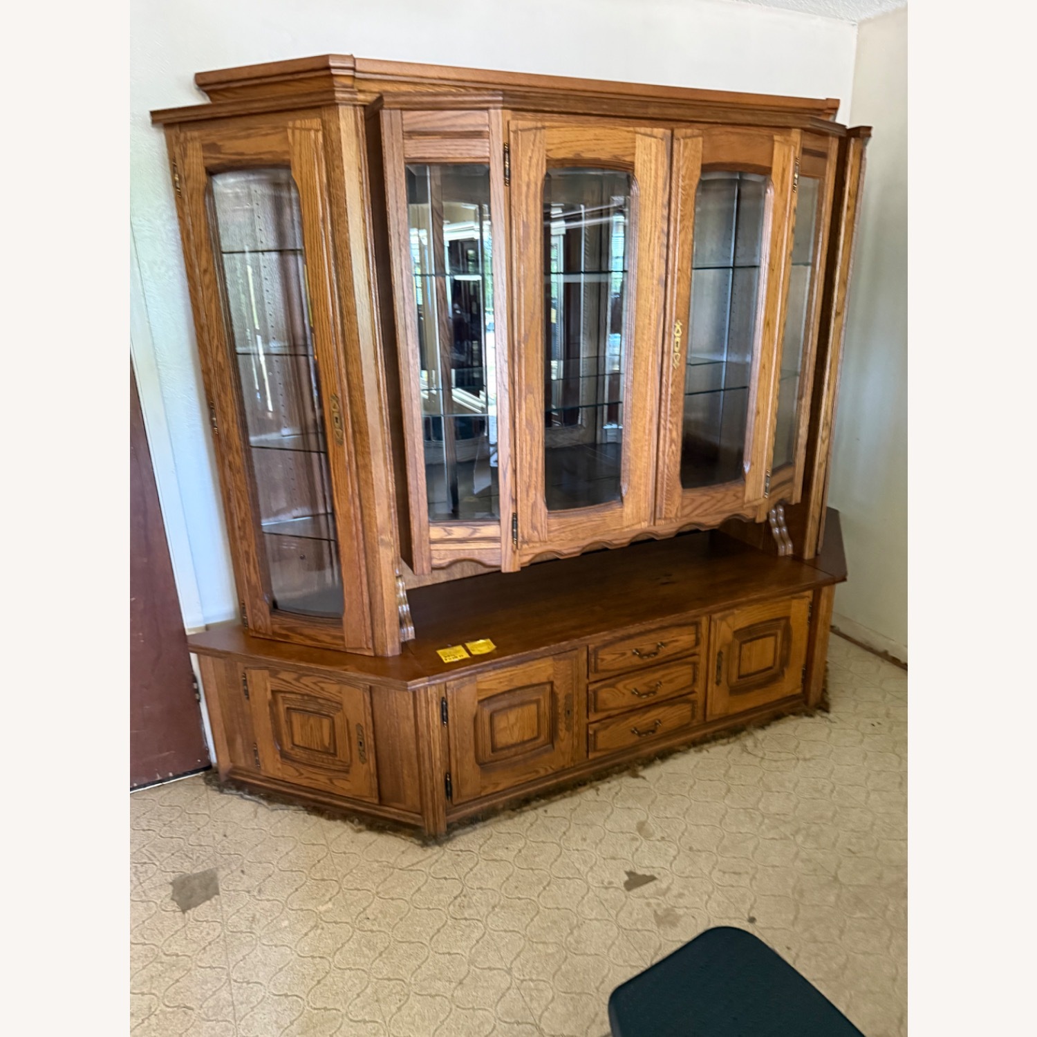 German Shrunk Wall Unit Natural Wood Wall Unit - image-2