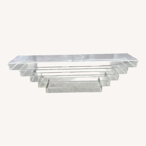 Used Vintage Stacke Lucite Waterfall Console Table for sale on AptDeco