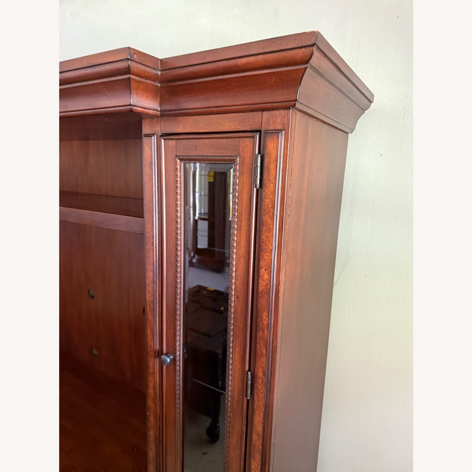 Ethan Allen Dark Brown Wood Wall Unit - image-7