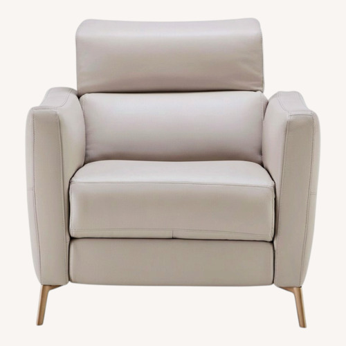 Used Natuzzi  Sagezza Natural Leather Armchair for sale on AptDeco