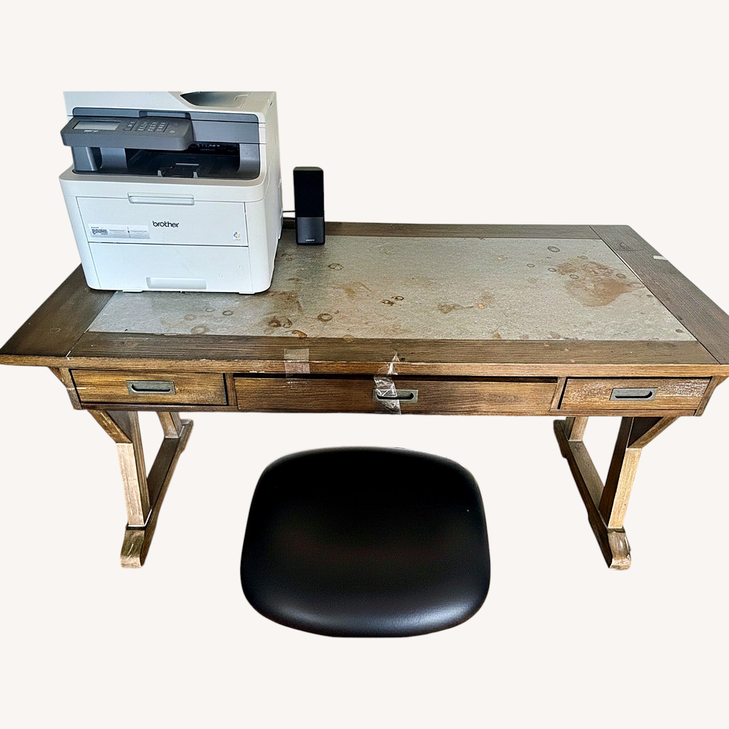 Contemporary Desk & Chair - image-0