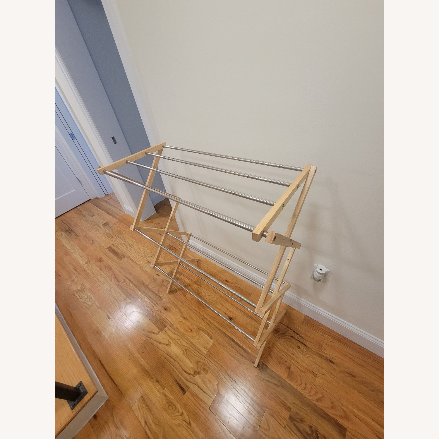 Brightroom Wood and Stainless Steel Rack - image-3