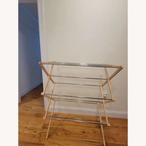 Used Brightroom Wood and Stainless Steel Rack for sale on AptDeco
