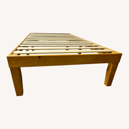 Used Natural Twin Bed for sale on AptDeco