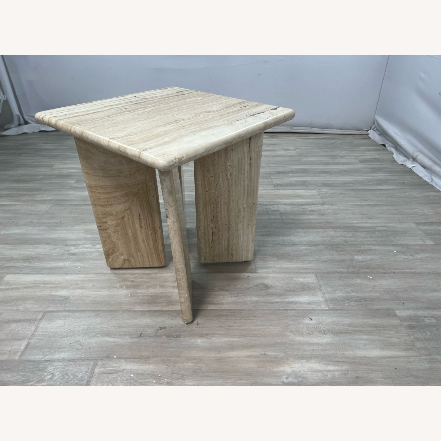 The Citizenry Amata Travertine Side Table - image-4