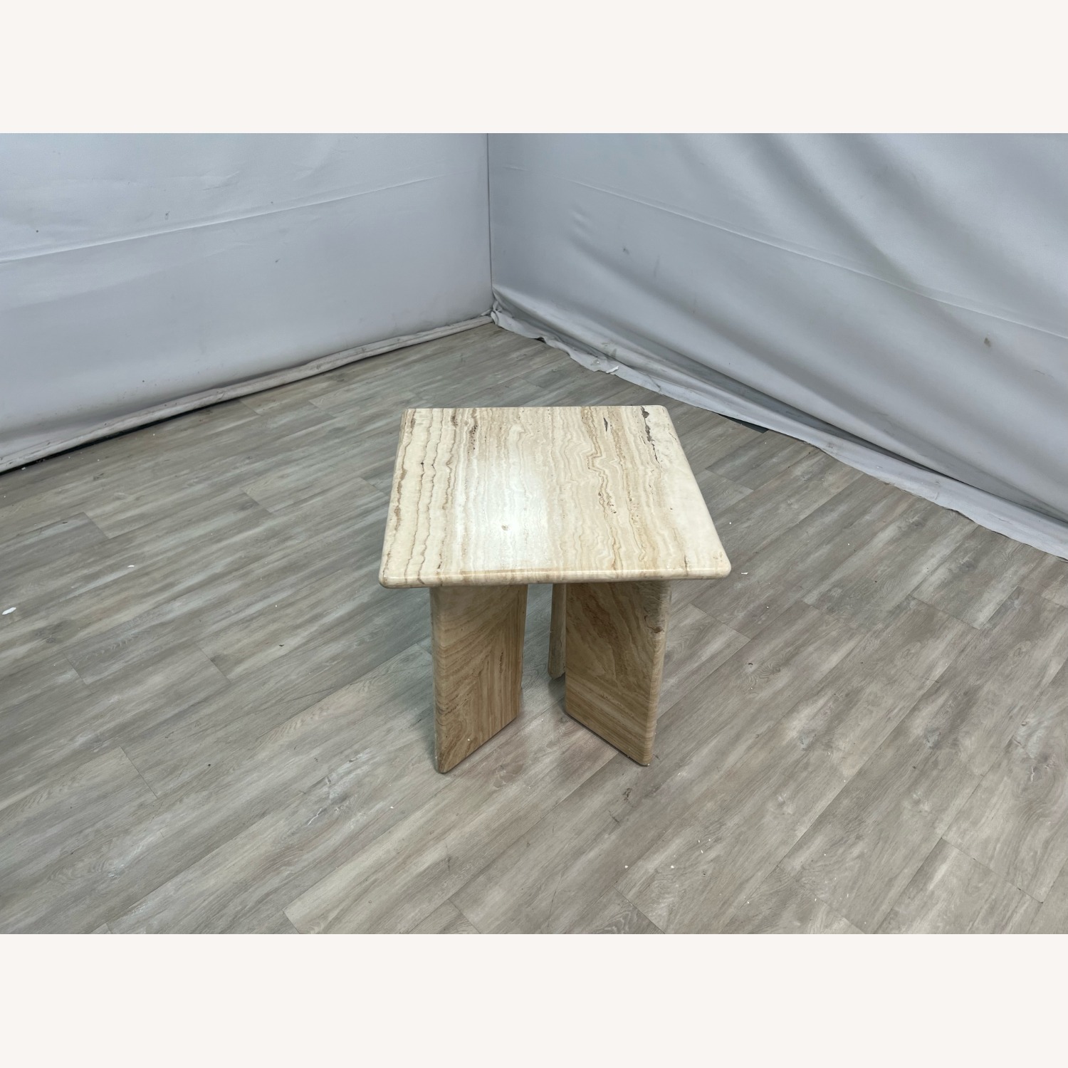 The Citizenry Amata Travertine Side Table - image-2