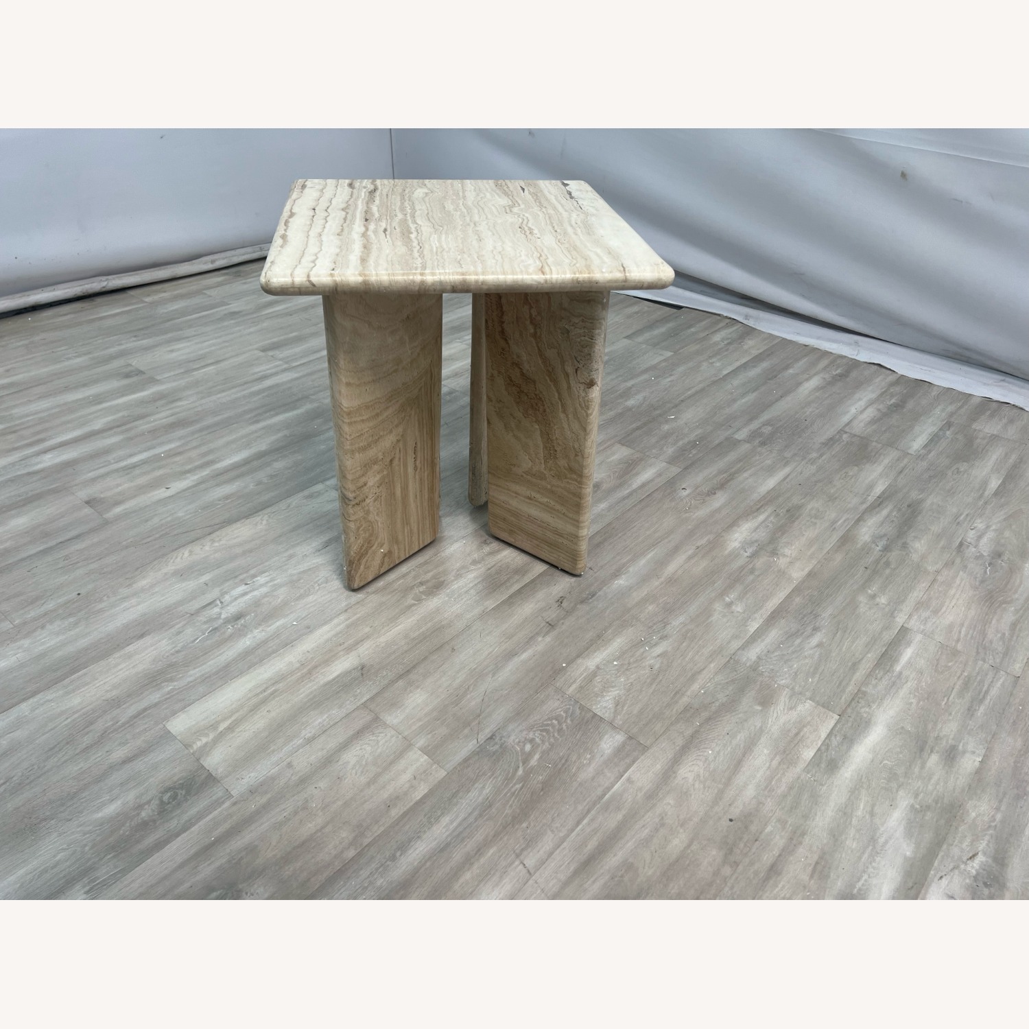 The Citizenry Amata Travertine Side Table - image-3