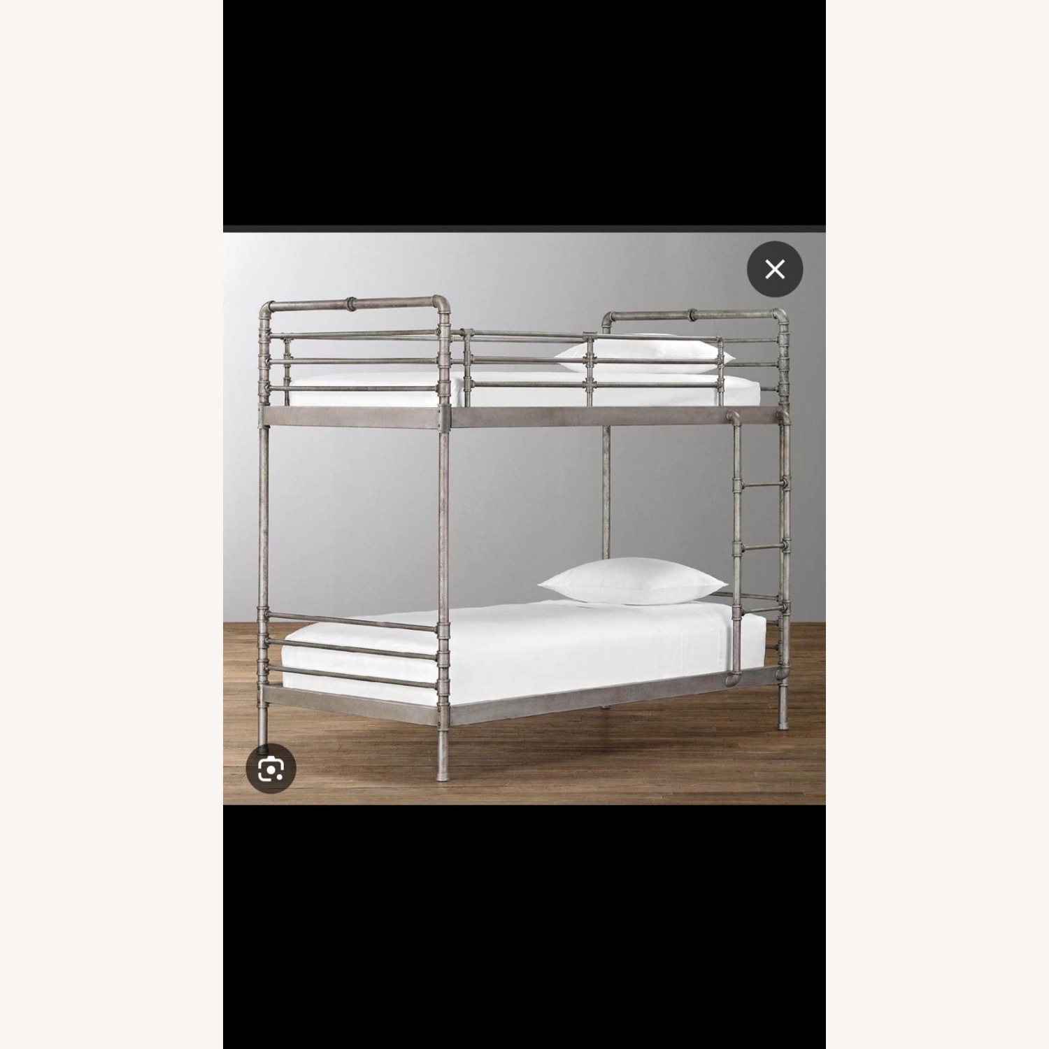 Restoration Hardware Industrial Steel Pipe Bunk Bed - image-6