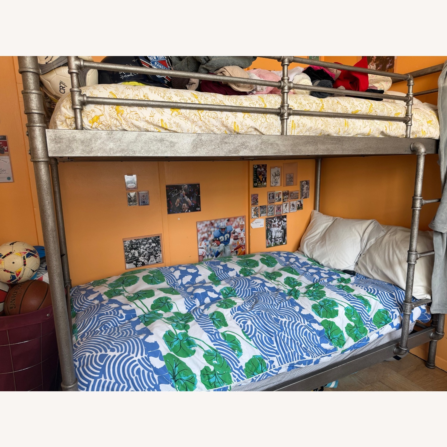 Restoration Hardware Industrial Steel Pipe Bunk Bed - image-2