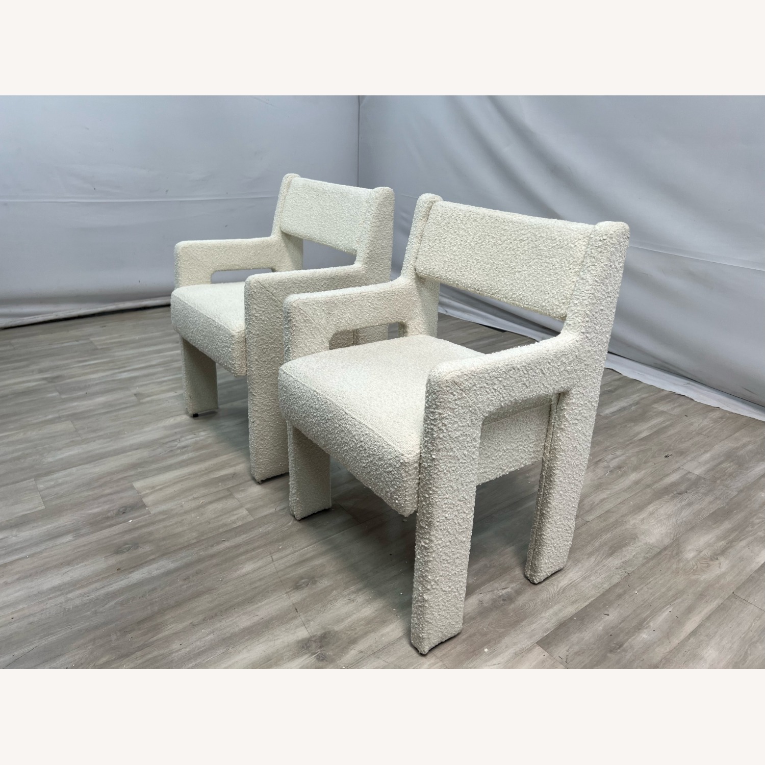 Sun At Six Morel Fabric Armchair Set of 2 - image-3