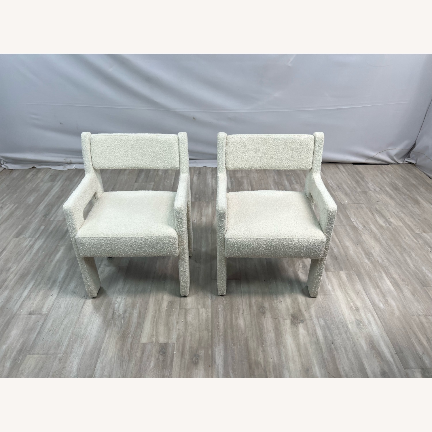 Sun At Six Morel Fabric Armchair Set of 2 - image-1
