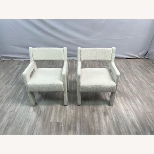 Used Sun At Six Morel Fabric Armchair Set of 2 for sale on AptDeco