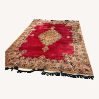 Karastan Samovar Red Wool Area Rug 8' x 10'