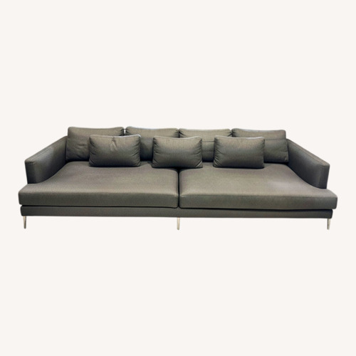 Used Theodores Dark Gray Fabric 3+ Seater Sofa for sale on AptDeco