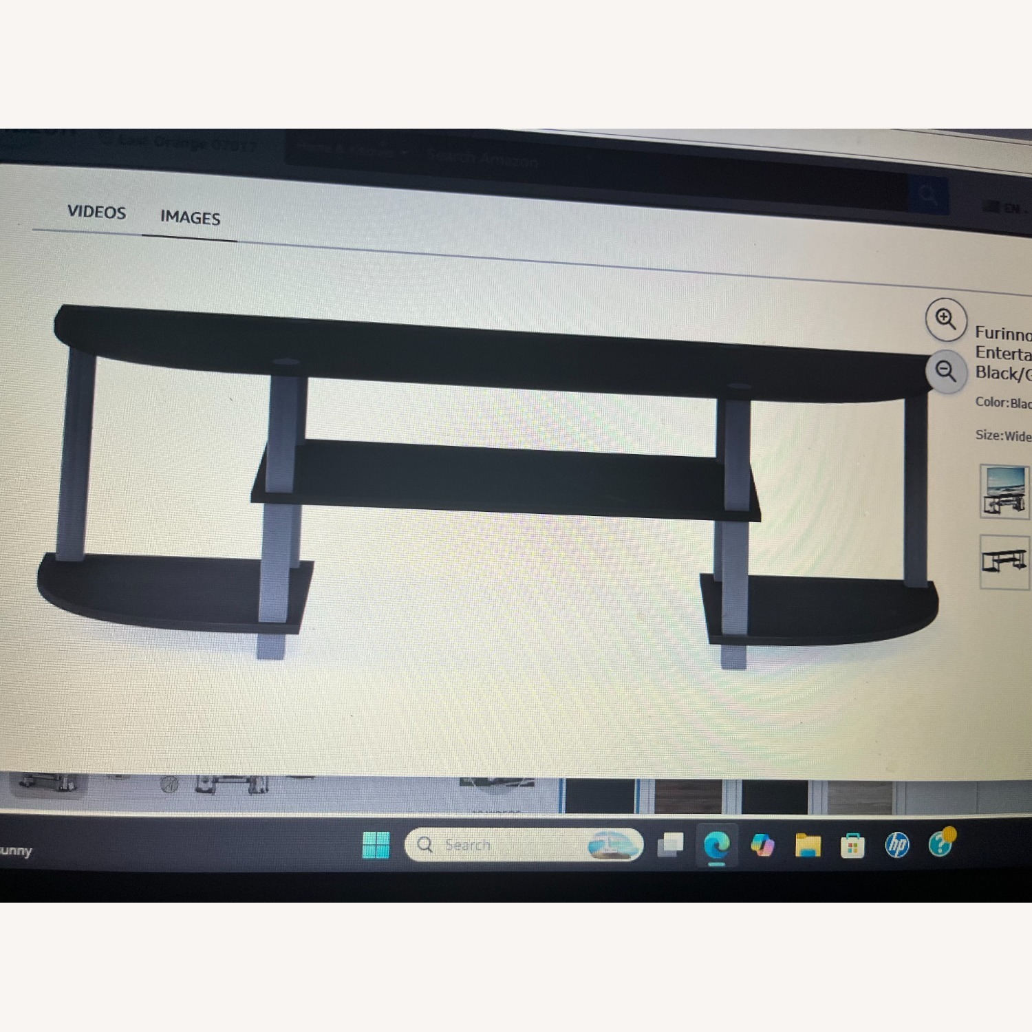 Amazon Black Wood Coffee Table - image-2