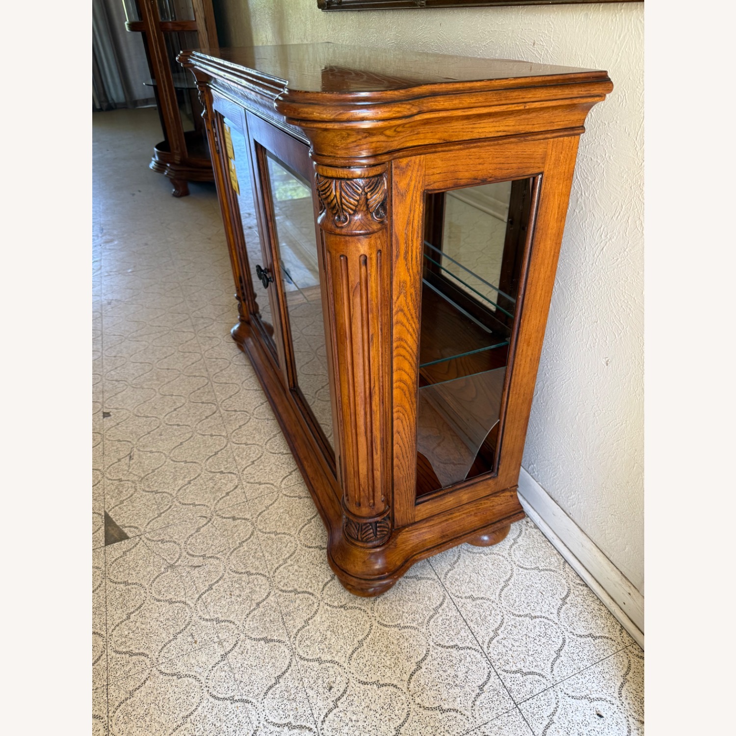 Joerns Brothers Traditional Wooden Curio Cabinet - image-4