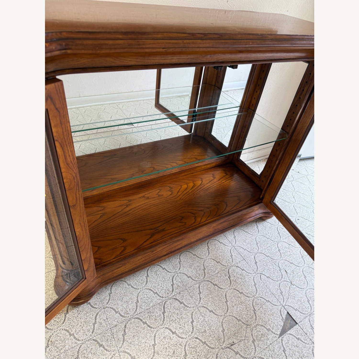 Joerns Brothers Traditional Wooden Curio Cabinet - image-5