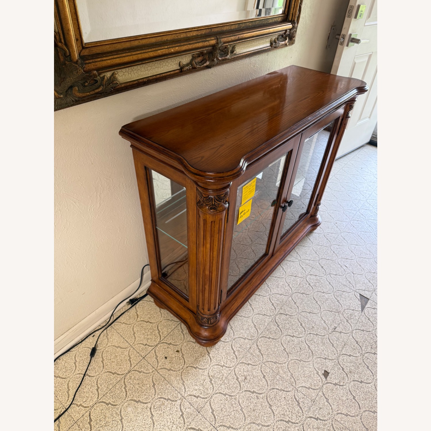 Joerns Brothers Traditional Wooden Curio Cabinet - image-6