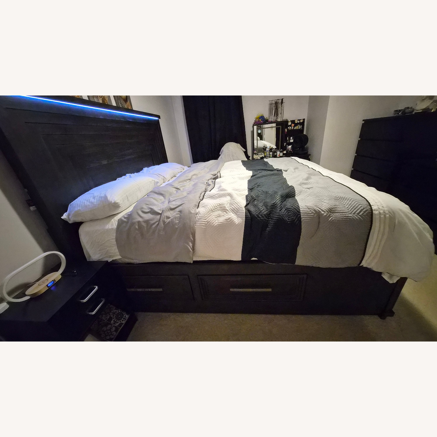 Bob's Infinity Dark Brown Wood King Bed - image-3