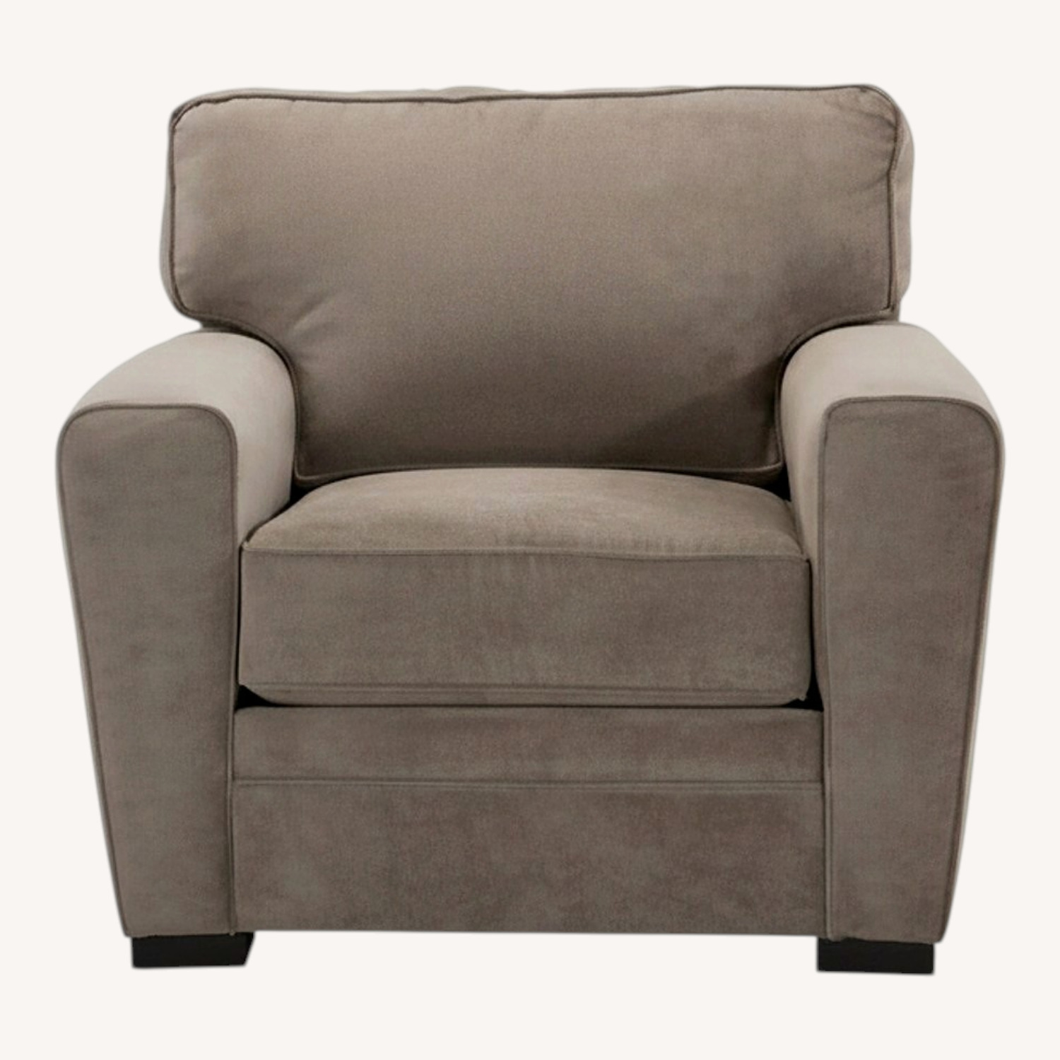 Raymour & Flanigan Artemis II Taupe/Grey Chair - image-0
