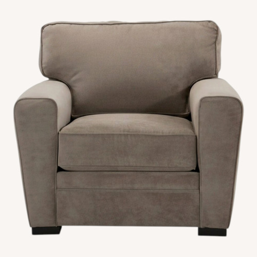 Used Raymour & Flanigan Artemis II Taupe/Grey Chair for sale on AptDeco