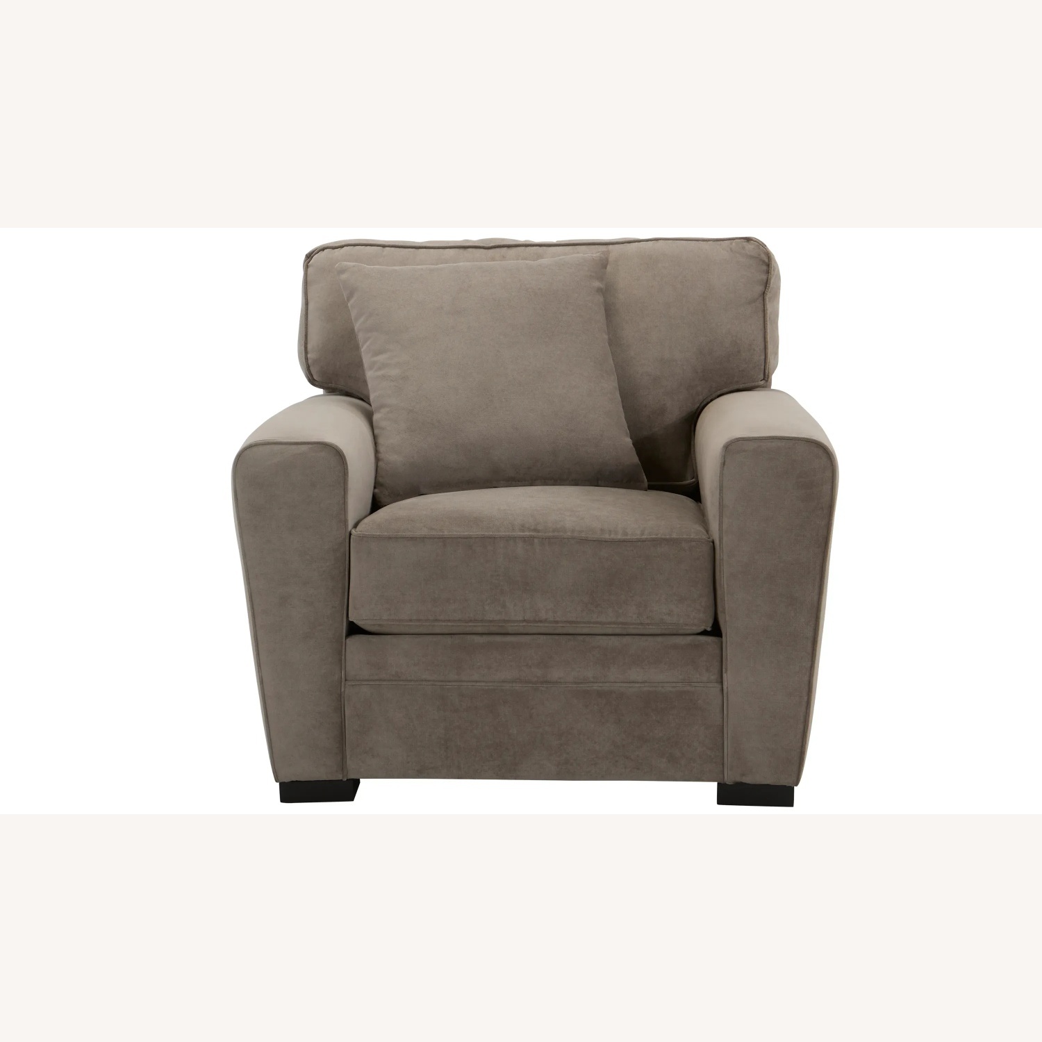 Raymour & Flanigan Artemis II Taupe/Grey Chair - image-4