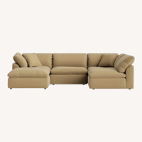 Joybird Bryant U-Sofa Bumper 5 Piece Sectional