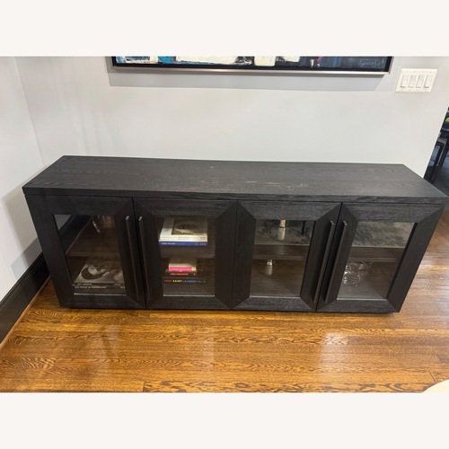 Used Restoration Hardware Black Wood Sideboard for sale on AptDeco