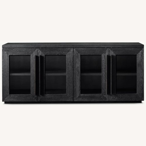 Used Restoration Hardware Black Wood Sideboard for sale on AptDeco