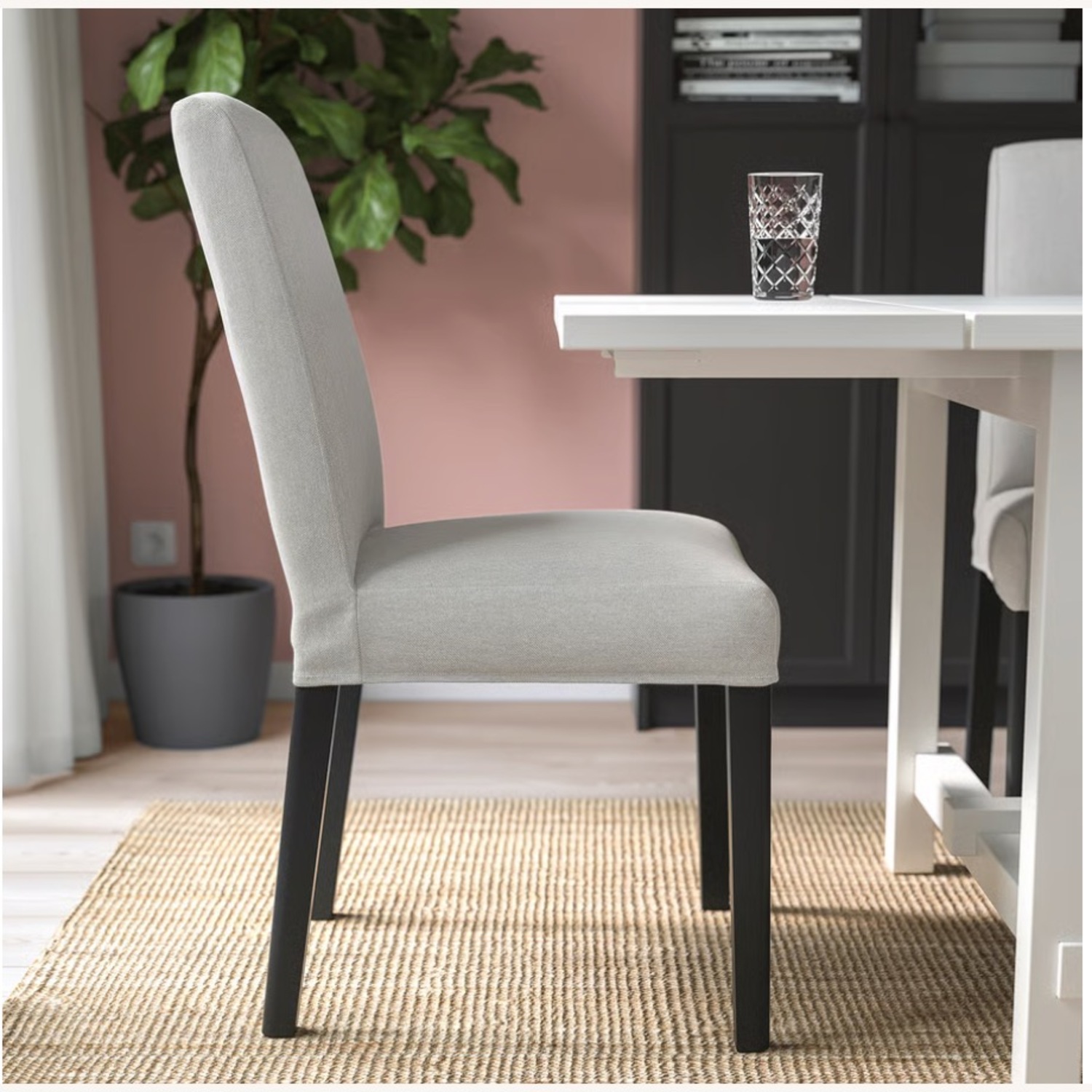 IKEA BERGMUND Light Gray Chairs - image-5