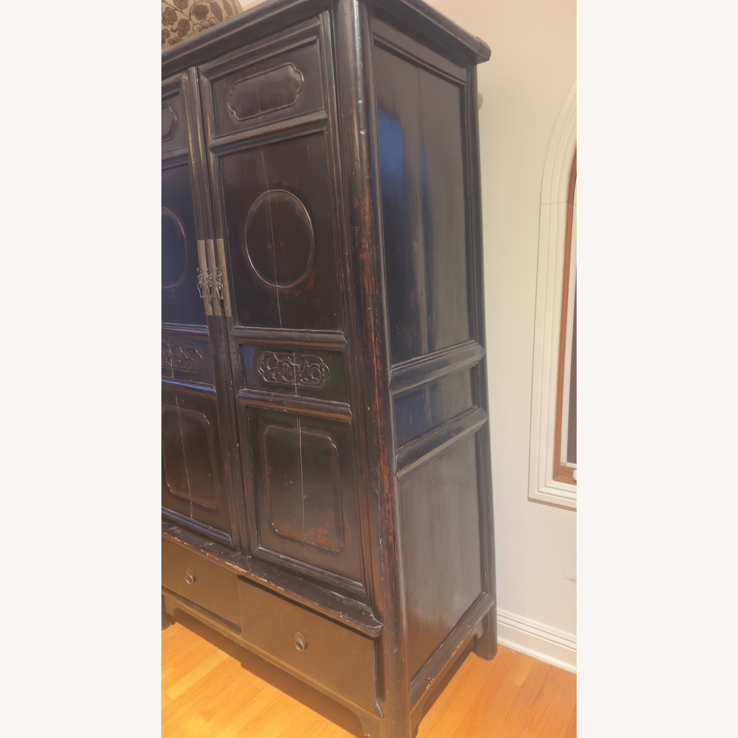 Antique Chinese-Style Armoire - image-2