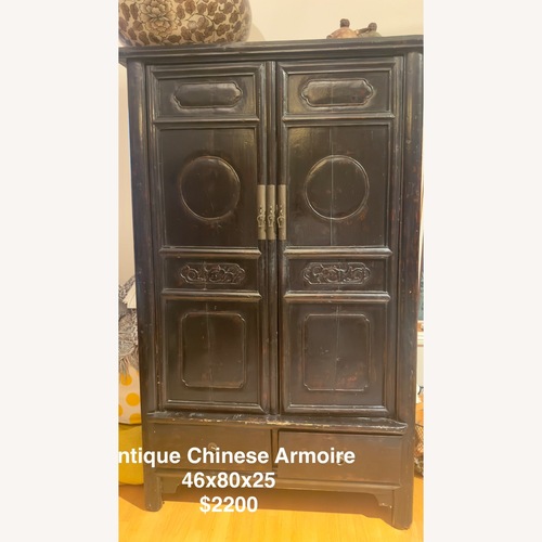 Used Antique Chinese-Style Armoire for sale on AptDeco
