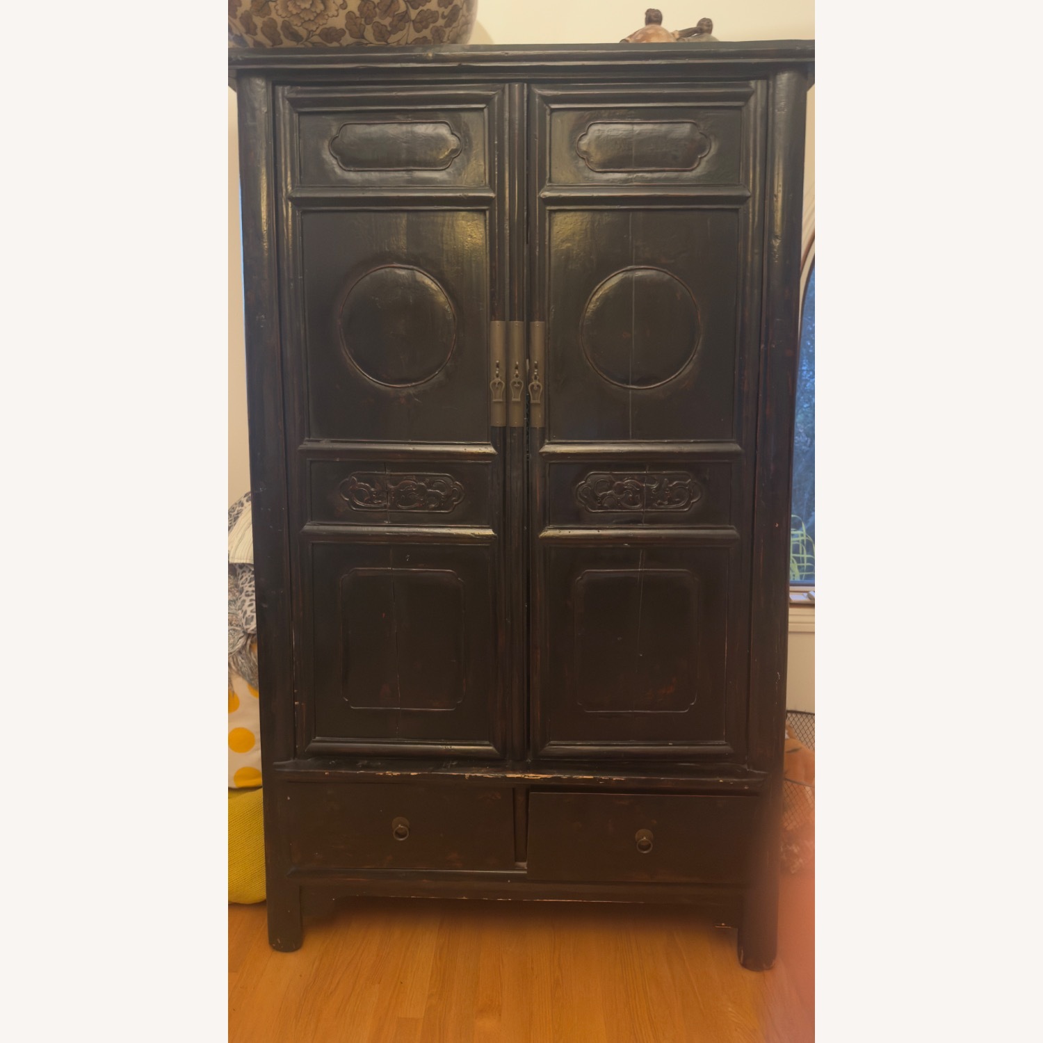 Antique Chinese-Style Armoire - image-3