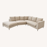 Room & Board Hayes Natural 2 Piece Sectional