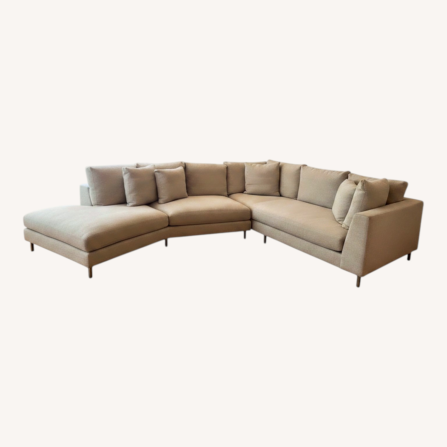 Room & Board Hayes Natural 2 Piece Sectional - image-4