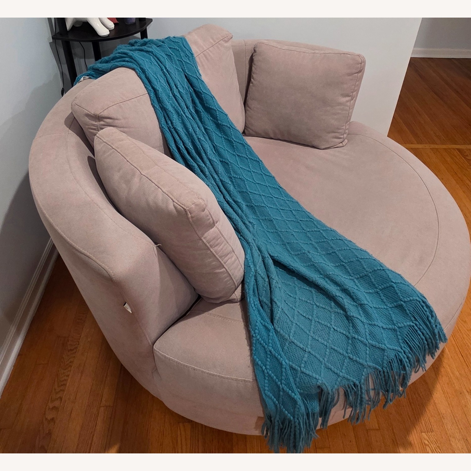 Light Gray Loveseat - image-3