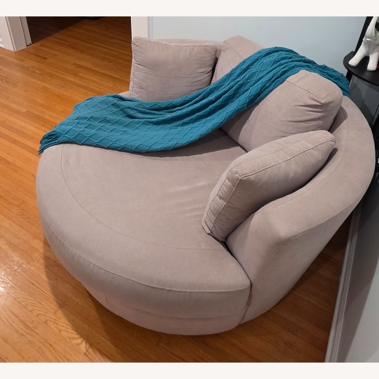Light Gray Loveseat - image-2