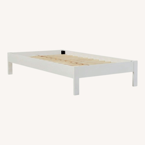 Used West Elm Simple Queen Bed for sale on AptDeco