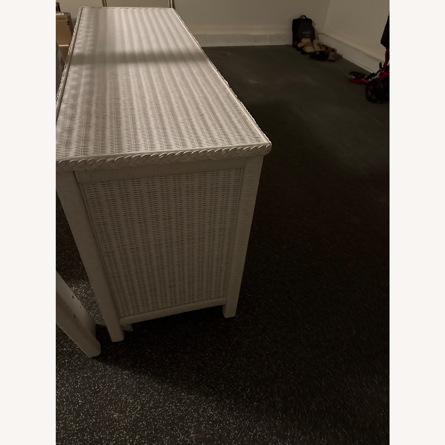 Lexington Furniture White Wicker Dresser - image-2
